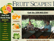 Tablet Screenshot of fruitscapesllc.com